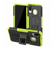 Чохол Shield для Samsung A40/A405F протиударний Чорно-зелений