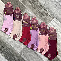 Носки женские демисезонные бамбук с люриксом Nilado Socks, Турция, короткие, цветное ассорти, 03736