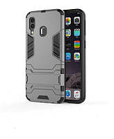 Чохол Transformer для Samsung A40/A405F протиударний Сірий