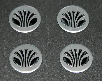 Комплект модельних наклейок на автомобільні диски, 4 шт., Daewoo Lanos, Т-47