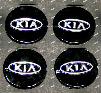 Комплект модельних наклейок на автомобільні диски, 4 шт., KIA