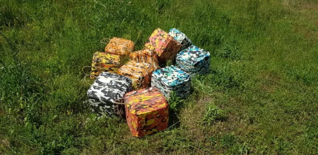 Стрелоуловитель куб 10000 пострілів, изолоновый уловлювач