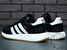 Чоловічі кросівки Adidas Iniki Runner Black White Gum BY9727, фото 4