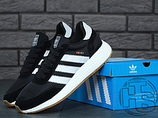 Чоловічі кросівки Adidas Iniki Runner Black White Gum BY9727, фото 3