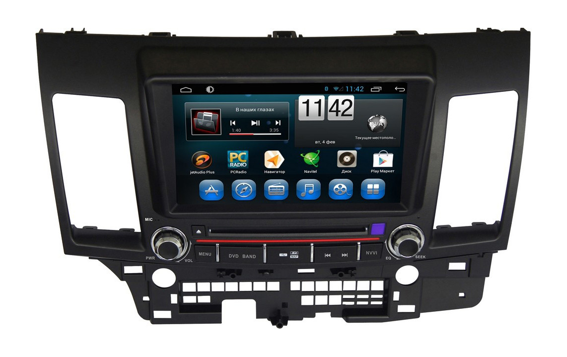 Магнітола Mitsubishi Lancer X 2007-2013. Kaier KR-8060. Android
