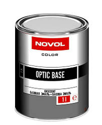 Автоемаль металік Novol OPTIC BASE 626 Мокрий асфальт 1л