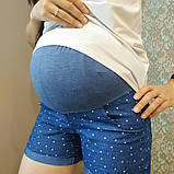 Шорти джинсові для вагітних, фото 3