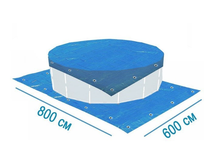 Подстілка- тент X-Treme 28907 для басейнів 800 х 600 см