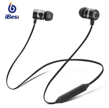 Бездротові bluetooth-навушники IBESI L08 HD Stereo Heavy Bass магнітні