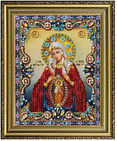 Набор для вышивки бисером ТМ "Картины бисером" Икона Божией Матери "Помощница в родах" Р-401