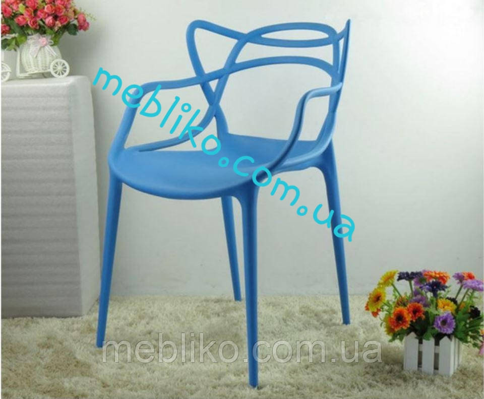 Стілець пластиковий АС-006 блакитний, Mild, Viti ,Стілець Masters Chair by Philippe Starck