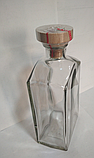 Скляна пляшка 500 мл з дерев'яною пробкою для зберігання, подачі напоїв Everglass, фото 2