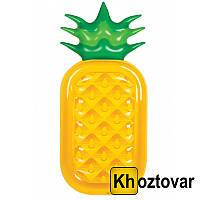 Надувний матрац "Ананас" Pineapple Inflatable Water Floating Row | 190x90х20см