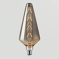 LED лампа Эдисона [ Paradox Titanium ] (8w) standard size / PREMIUM DESIGN /