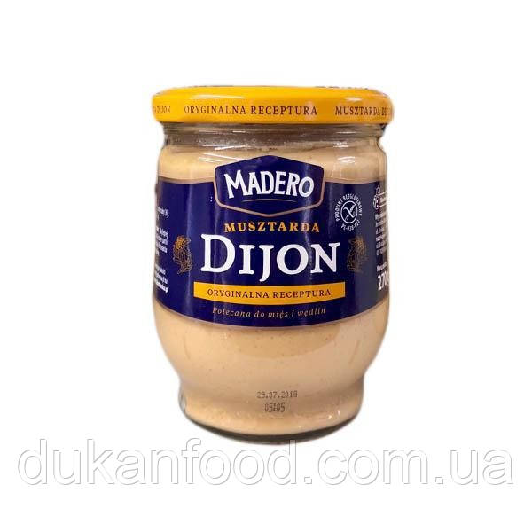 Гірчиця без цукру Madero Dijon, 270г