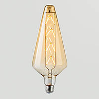 LED лампа Эдисона [ Paradox Amber ] (8w) standard size / PREMIUM DESIGN /