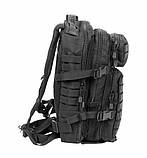 Тактичний рюкзак MFH US Assault I 30 л чорний, фото 2