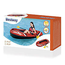 Bestway надувний човен 61062 Hydro-Force Raft Set (188х98 см.) з веслами і насосом, фото 3