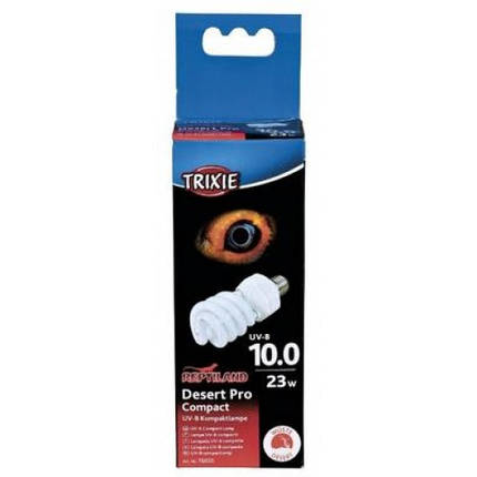 Trixie Compact Lamp Desert Pro Compact 10.0, 23 Вт - ультрафіолетова лампа для пустельних тварин, фото 1