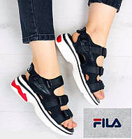 Жіночі босоніжки на платформі Fila. Сандалії жіночі в стилі Філа Disruptor