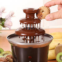 Шоколадний фонтан Міні Chocolate Fountain - набір для фондю