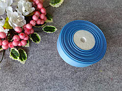 Репс однотонний на метраж. Колір світло-блакитний. Ширина 2.5 см