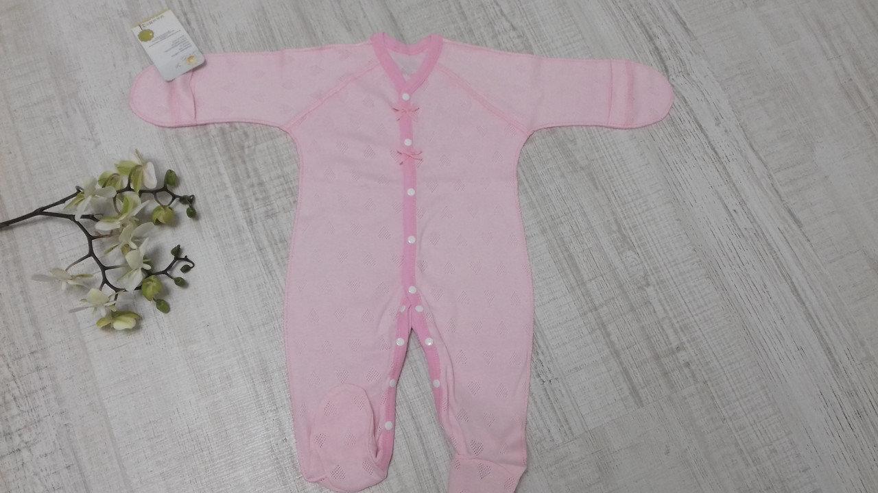 Комбінезон "АЖУР" з окантовкою р. 56-62 ТМ Happy ToT