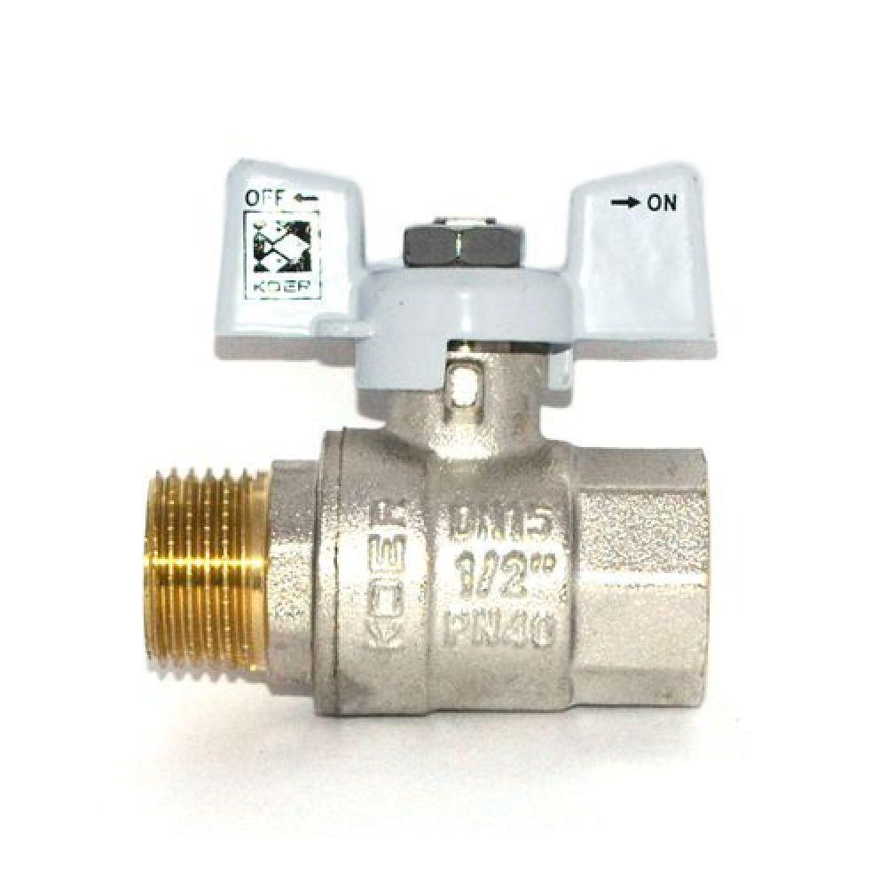 Кран 1/2 ГШБ Koer DN 15 PN 40, фото 1
