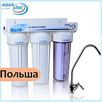 Питьевые фильтры для кухни Aqualine MF3 Standart