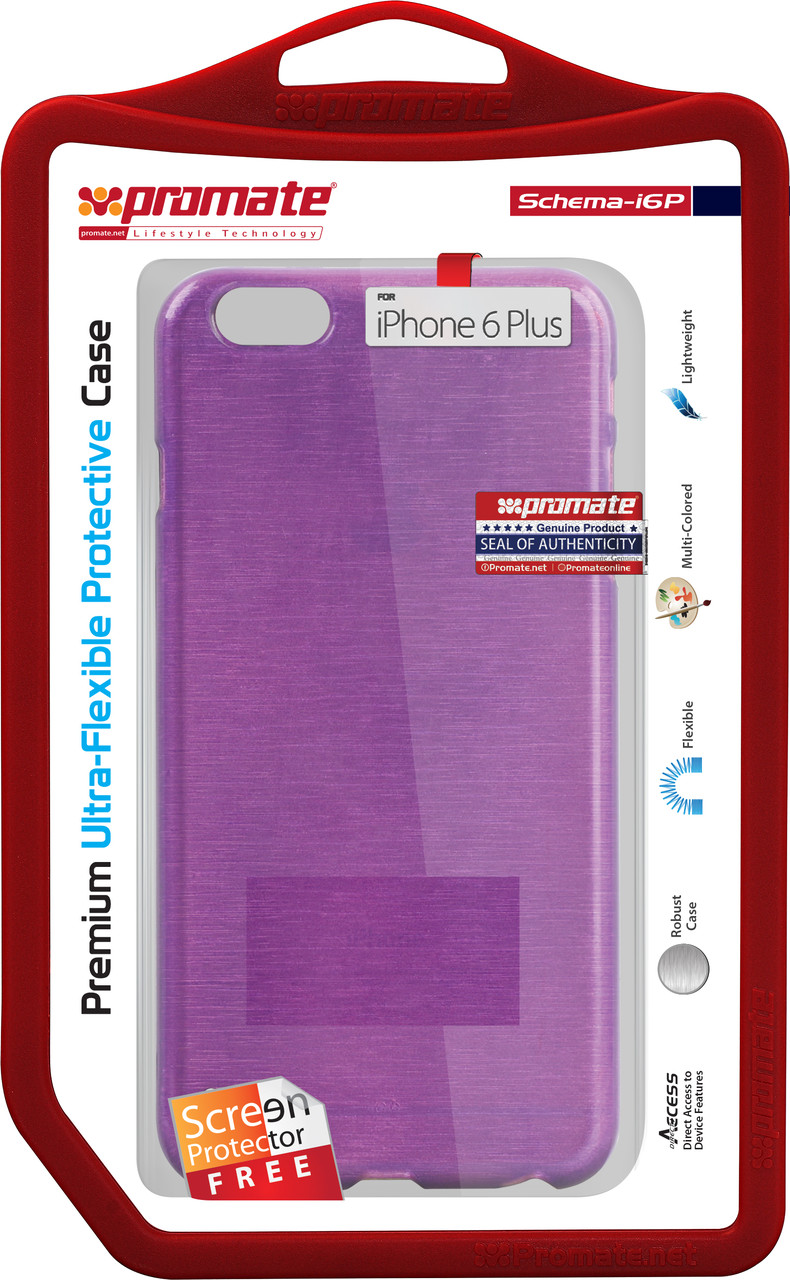 Чохол для iPhone 6 Promate Schema-i6P Purple (schema-i6p.purple), фото 1