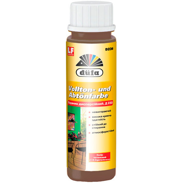 Пігмент універсальний Dufa Vollton-und Abtönfarbe D230 №118 тютюновий 0.75л