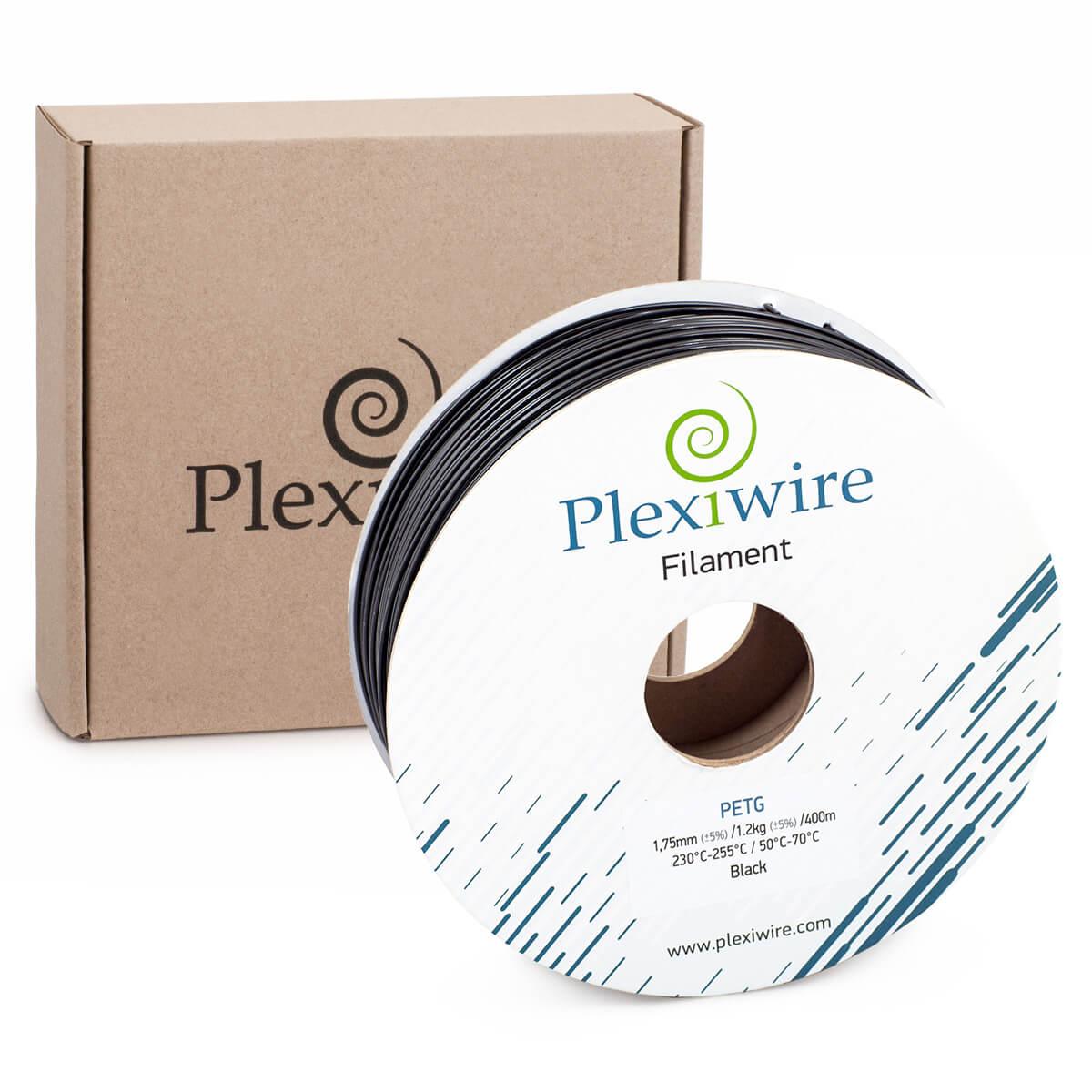 Пластик в котушці PETG 0,9/300 м, Plexiwire Чорний