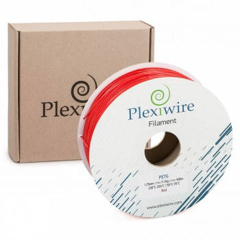 Пластик в котушці PETG 0,9/300 м, Plexiwire Червоний, фото 1