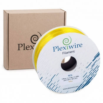 Пластик в котушці PETG 0,9/300 м, Plexiwire Жовтий, фото 1