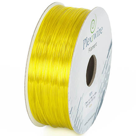Пластик в котушці PETG 0,9/300 м, Plexiwire Жовтий, фото 3