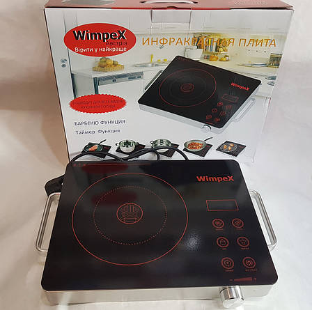 Інфрачервона плита WIMPEX WX1324 настільна з таймером (2000W), фото 2