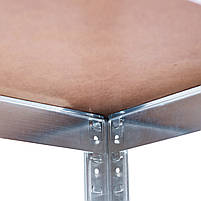 АКЦІЯ! 200х100х45 Стелаж 5 полиць МДФ 175 кг/полку БМ-12 поличний оцинкований в підвал склад архів, фото 7