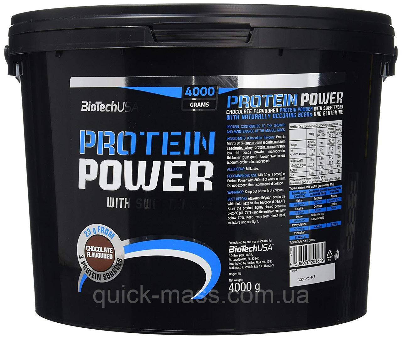 Протеїн Biotech USA Protein Power 4kg