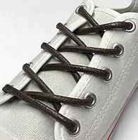 Шнурки для обуви 4 мм 200 см / темно-коричневый (упак.36 пар) пропитка круглая / тип 1.4.0 KIWI