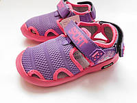 Текстильные сандалии для девочек, размеры 28 (16,5 см)