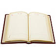 Щоденник у шкіряній палітурці А5 формату "Золотий тризуб", фото 3