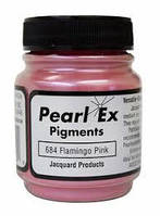 Високоякісні пігменти Перлекс Pearl Ex Перлекс (США)хамелеон рожевий фламінго 684, пробник 2 г