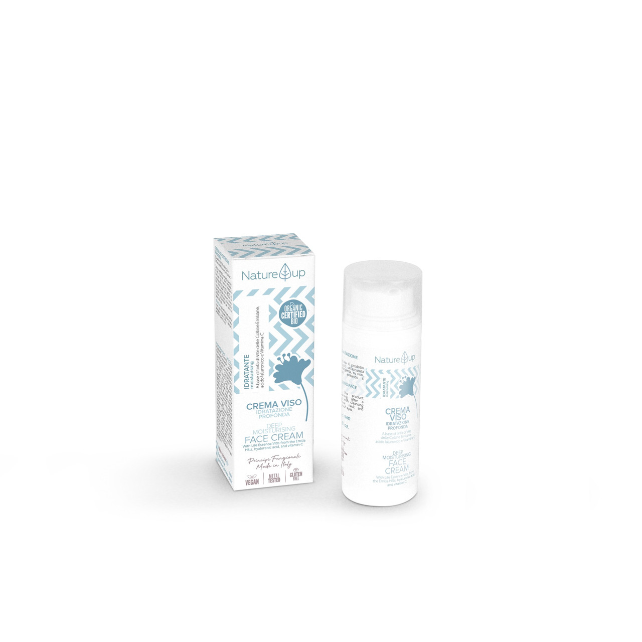 Глибоко зволожуючий крем для обличчя Nature UP Bema Cosmetici,50 мл
