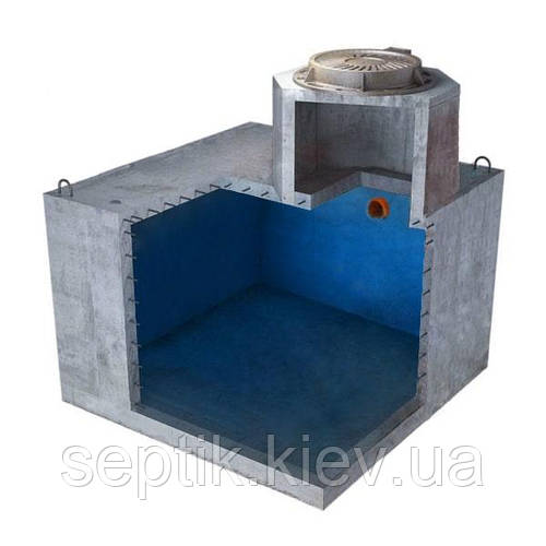 Бетонная емкость 2000 литров для выгребной ямы (ID#741403742), цена ...