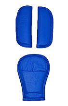 Накладки на ремені безпеки DavLu синій (N-046)