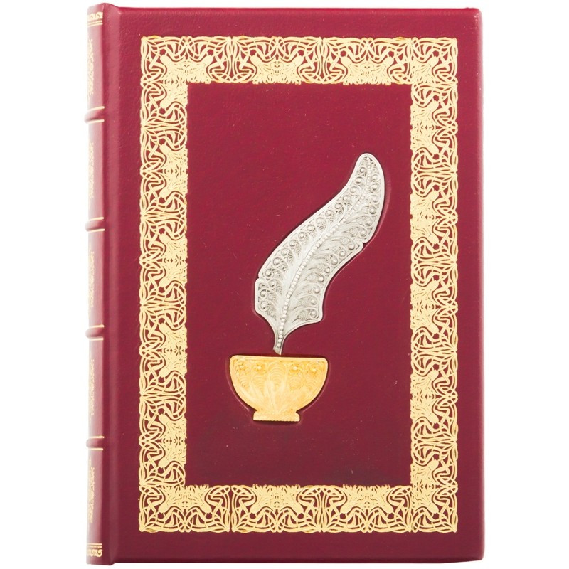 Щоденник А5 формату не датований в шкіряній палітурці "Перо", фото 1