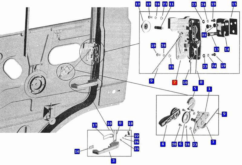 64221-6105012/13 Замок двери МАЗ комплект (правый+левый) ИЖКС