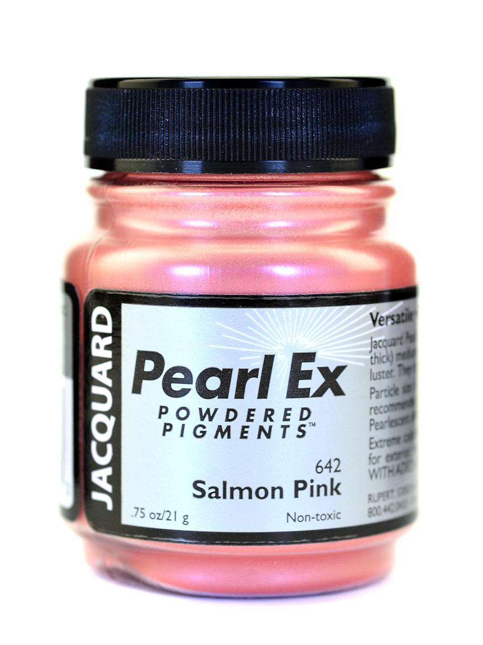 Високоякісні пігменти Перлекс Pearl Ex Перлекс (США), рожевий лосось 642, пробник