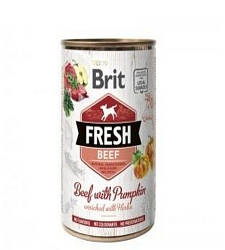 Brit Fresh (Брит Фреш) Beef Pumpkin - консерви для собак яловичина, гарбуз 400 гр