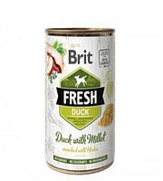 Brit Fresh (Брит Фрэш) Duck Millet для собак с уткой и пшеном 400 гр